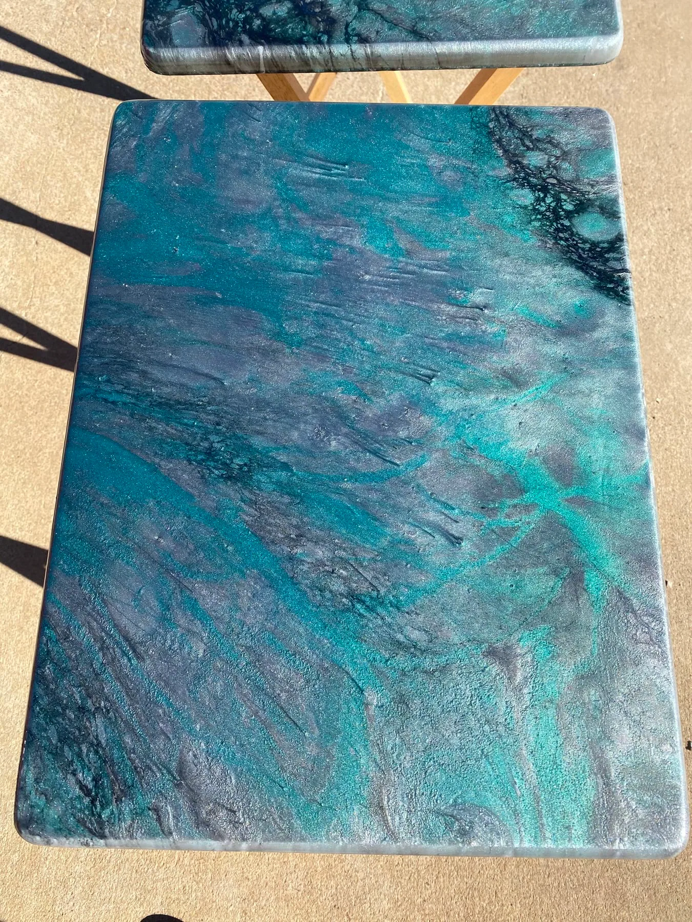 Hand-finished custom resin work